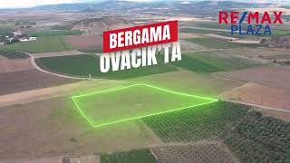 İzmir Bergamada Kadastral Yola 150 Metre Cepheli Düz Arazi [upl. by Assina]