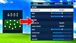 4222  META 😍 BEST FIFA 23 CUSTOM TACTICS [upl. by Azmah291]