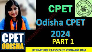 ODISHA CPET English Entrance Exam Solved Paper 2024 PART 1 Complete Analysis Detailed answers [upl. by Ardnaet]