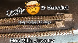 13mm 261 gram Miami Cuban Link Chain by GUS VILLA Gus Villa Jewelry REVIEW and Unboxing [upl. by Eelrak135]