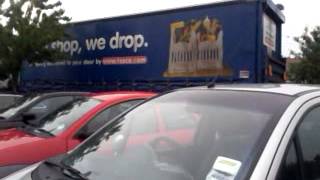 Eddie stobart reversing into tesco [upl. by Edie]