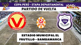 CDC VOLANTE VS SPORT EL MILAGRO  COPA PERÚ ETAPA DEPARTAMENTAL CAJAMARCA  Semifinales Vuelta [upl. by Neala]