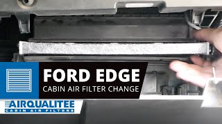 Ford Edge Cabin Air Filter Replacement  2015 2016 2017 2018 2019 2020 2021 2022  AQ1227 [upl. by Ellenyl]