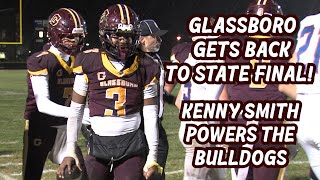 Glassboro 36 Woodstown 0  Football  Group 1 State Semifinal  Kenny Smith 200 yards amp 2 TDs [upl. by Ayrolg]