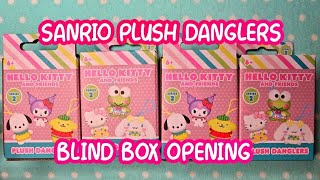 Sanrio Plush Danglers Blind Box Opening ASMRno talking [upl. by Wicks902]