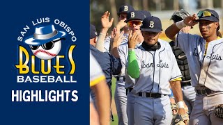 SLO Blues vs Solano Mudcats Series Highlights [upl. by Uria325]