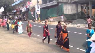 Funeral Procession to St Alphonsa Shrine amp Church Kerala India [upl. by Rainer]