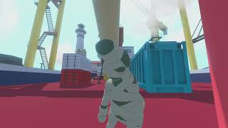 100 walkthrough all trophies – Dockyard DLC – Human Fall Flat [upl. by Nedmac]