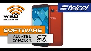 SOFTWARE ALCATEL C7 7040A  ROM TELCEL MEXICO [upl. by Gagnon]