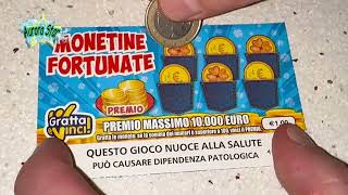 Gratta e vinci delle monetine fortunate Abbiamo vinto con solo 1 euro [upl. by Thurnau]