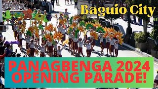 Panagbenga 2024 Grand Opening Day Parade  Session Road Baguio City [upl. by Cutler199]