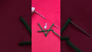 Learn to fix a hole in clothes 😍 Hand embroidery for beginnersembroidery shorts [upl. by Jarlen]