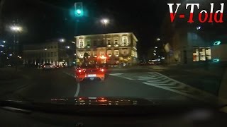 Volvo S80 V8 trolling a Ferrari in Warsaw [upl. by Jessika]