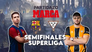 EN DIRECTO SUPERLIGA LEAGUE OF LEGENDS  PLAYOFF Barça Esports  Ramboot Club [upl. by Riegel]