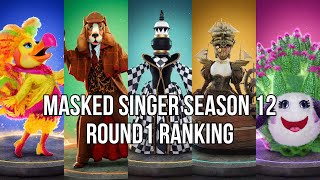 All Round 1 Performances From Masked Singer Season 12 Ranked [upl. by Cheng451]