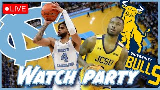 North Carolina Tar Heels vs Johnson C Smith Bulls Basketball Exhibition  Live Watch Party [upl. by Bertie332]