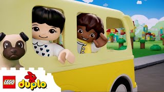 LEGO DUPLO  Around on The Bus  Story Time  Cartoon for Kids  Toddlers Learning  Travel Fun [upl. by Ellery]