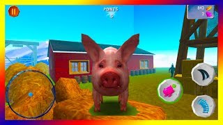 СИМУЛЯТОР СВИНЬИ 2 Свинья бегает все ломает играем со свиньёй Simulator Pigs [upl. by Caravette]