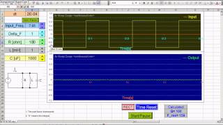 RLC Parallel in Excel 2003 [upl. by Ivon]