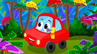 Tiny Red Car Song amp Nursery Rhyme for Toddlers [upl. by Yclehc332]