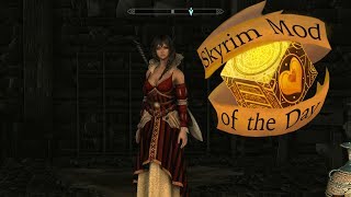 Skyrim mod of the day Witcher 2 Eilharts Dress [upl. by Tor894]