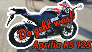 Aprilia RS 125  Super schicke 125erRacer probe gefahren [upl. by Beatrice816]