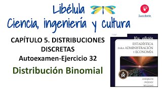 Ejercicio 32AutoexamenCapítulo 4Distribuciones de probabilidad discretasAnderson [upl. by Nnagem]