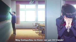 How Komi Cant Communicate Start  Episode 1 Scene [upl. by Drooff]