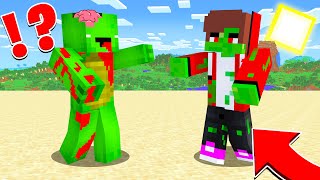 JJ and Mikey in Zombie Apocalypse in Minecraft Maizen [upl. by Esilahs]