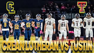 Crean Lutheran vs Tustin Empire League Battle  70 Tillers vs 61 Saints  Week 8 [upl. by Holder73]