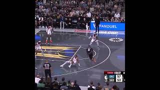 111924 Keldon Johnson Drops A Body amp Dunks On Shai nba nbahighlights nbavideos shorts espn [upl. by Moffit]