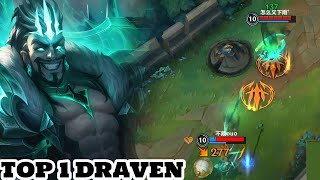 Wild Rift Draven  Top 1 Draven Gameplay Rank MASER [upl. by Anaderol75]