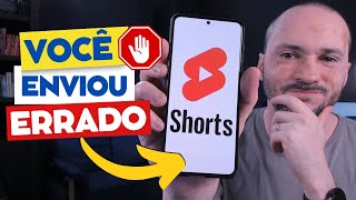 Como postar Shorts no YouTube 2024 pare de ERRAR [upl. by Harrow]