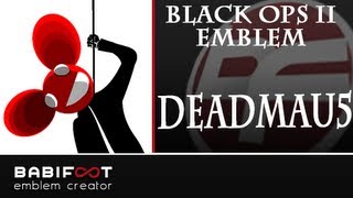 COD Black Ops 2 Emblem Tutorial  Deadmau5 [upl. by Ruhtra213]