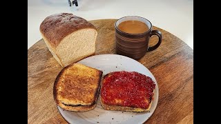 English Muffin Toasting Bread Perfect Breakfast Bread amp Very Flavorful [upl. by Bo868]