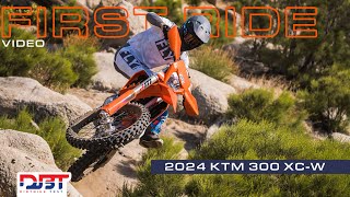 2024 KTM 300 XCW TBi First Ride  Dirt Bike Test [upl. by Tennek]