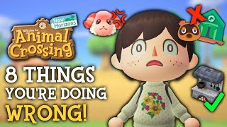 Dont Make These 8 MISTAKES in Animal Crossing New Horizons [upl. by Peirsen]