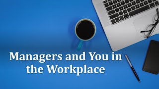 Managers and You in the Workplace Part 1  Chapter 1 [upl. by Akineg]