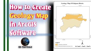 How To Create Geology Map in ArcGIS Software GISPracticals NASA [upl. by Adhern817]