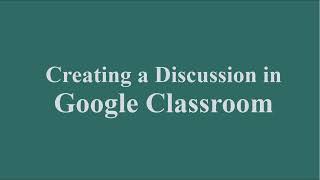 Google Classroom Tutorial Three [upl. by Lorrin]