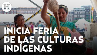 ¿Qué podrás disfrutar Inició la Feria de las Culturas Indígenas en el Zócalo de la CDMX [upl. by Shannen]