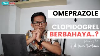 Konsumsi Omeprazole Berbarengan Dengan Klopidogrel Berbahaya  interaksiobat obat belajarobat [upl. by Eicram]