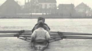 Roeiers trainen op de Amstel 1937 [upl. by Dunham]