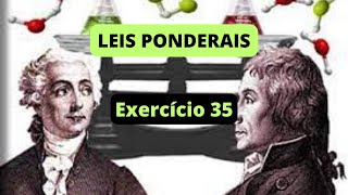 LEIS PONDERAIS  Exercício Resolvido 35 [upl. by Anwat]