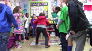 Mrs Gs First Grade Morning Meeting Hit the Floor [upl. by Eladnor]