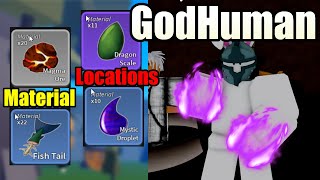 Full Guide Unlocking Godhuman Style amp Materials Location  Blox Fruits [upl. by Skipton]