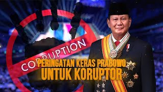 Peringatan Keras Prabowo Untuk Koruptor  Kabar Petang tvOne [upl. by Baiss794]