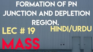 Formation of PN junction and depletion region [upl. by Selij]