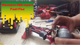 Milwaukee m18 fid Impact driver fault find and fix [upl. by Inram284]