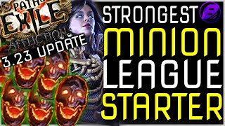 Poison SRS Necromancer UPDATE For PoE 323 League Starter Build Guide [upl. by Ranita]